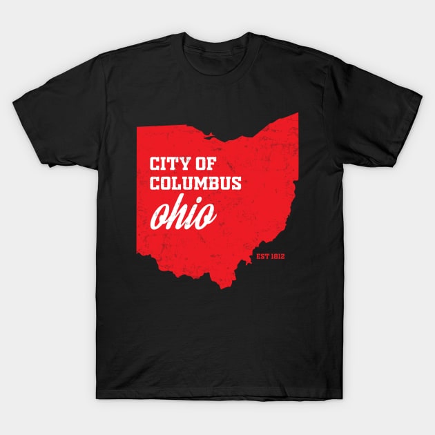 City of Columbus Ohio T-Shirt by Aldebaran